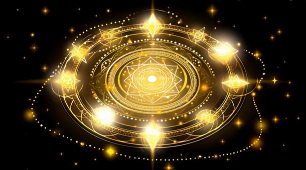 yellow magic circle, , JPG