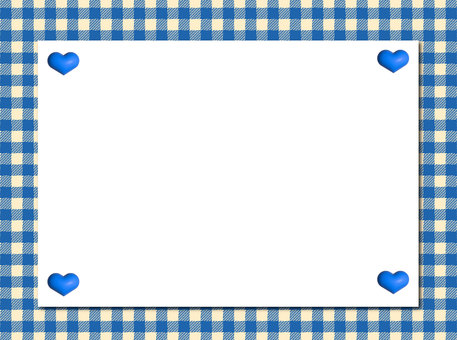 ギンガムチェックのフレーム