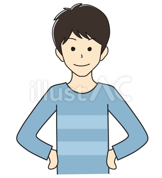 私服男性１ 私服,パパ,人間のイラスト素材