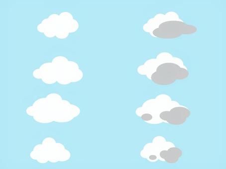 Illustration, cloud, white, natural, 