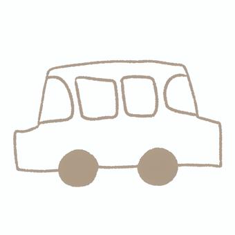 車のイラスト 自動車,旅行,かわいい,ゆるい,アイコン,イラストのイラスト素材