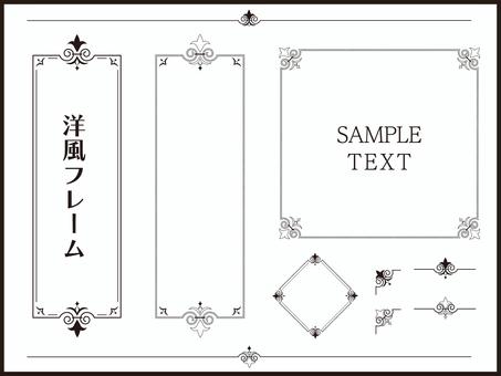 골동품 프레임 02, JPG, PNG 및 AI 골동품 프레임 02, 빈티지, 프레임, 서양식, JPG, PNG 및 AI