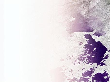 紫と白のシックな水彩調抽象手描き背景 水彩,和風,抽象,手描き,手書き,紫,白,藤色,グラデーション,背景のイラスト素材