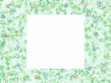 Illustration, grass, flower, frame, 