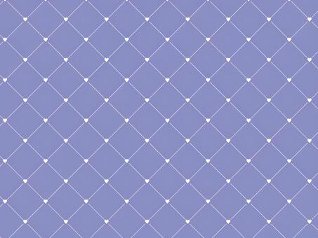 交点ハートの細線チェック背景 紺 背景,パターン,ネイビー,くすみ,パステル,チェック,斜め,線画,ハート,かわいいのイラスト素材