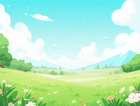 grasslands in the distance, grasslands in the distance, grassland, wide, alam,
