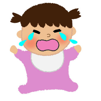 Baby, baby, girl, cry, JPG and PNG