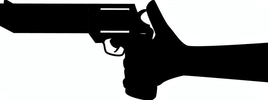 　銃引き金 ピストル,銃,引き金,武器,狙う,手,映画,ドラマ,危険,イメージのイラスト素材
