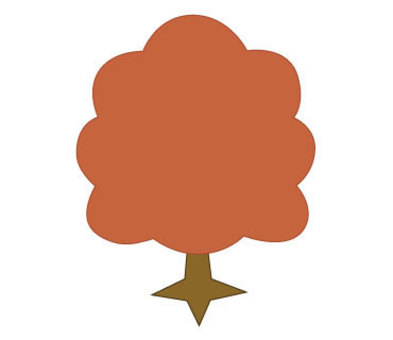 紅葉した木