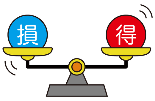 損得感情の天秤 損得,感情,損,天秤,特,測る,比べる,揺れ動く,シンプルのイラスト素材