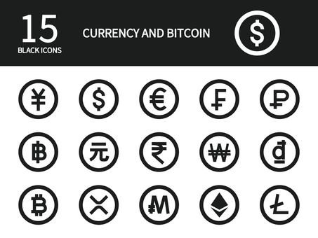通貨とビットコイン, JPG, PNG 및 EPS 通貨とビットコイン, 통화, 비트 코인, 가상 통화, JPG, PNG 및 EPS