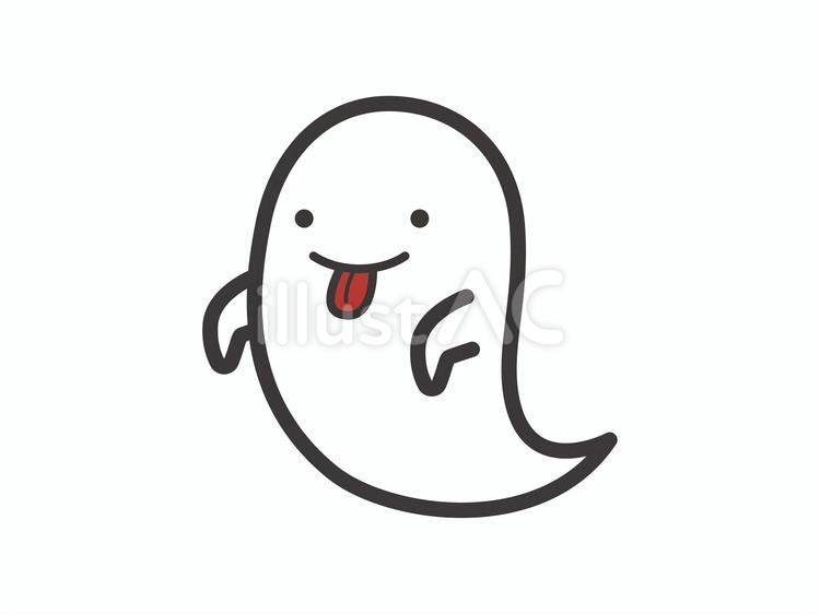 おばけ01 おばけ,肝試し,キャラクターのイラスト素材