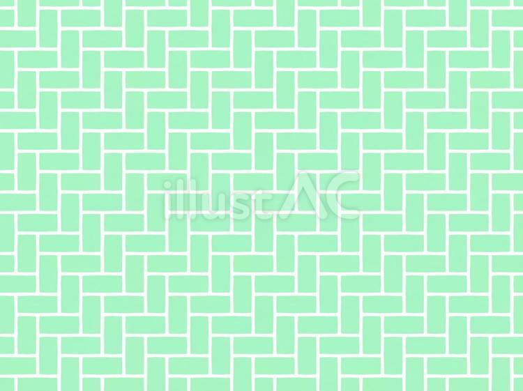 白抜きの網代模様（あじろもよう）2（緑） 網代,斜め格子,チェックのイラスト素材