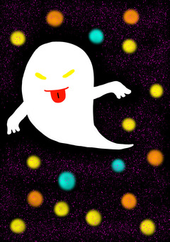 おばけ おばけ,幽霊,ゴースト,ハロウィン,霊のイラスト素材