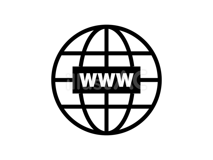 www地球アイコン www,地球,インターネットのイラスト素材