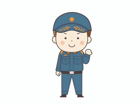 ガッツポーズをする消防士 仕事,救急活動,救急,救命士,メディカル,119,緊急医療,職業,レスキュー,救援のイラスト素材