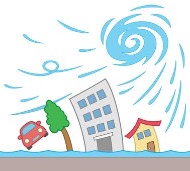 台風のアイコン 台風,自然,災害,雨,嵐,悪天候,熱帯,低気圧,スコール,サイクロンのイラスト素材