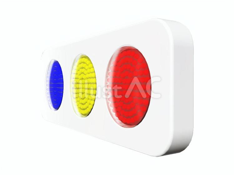 信号機　LED 信号,信号機,交通のイラスト素材