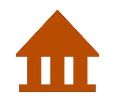 三角屋根の建物