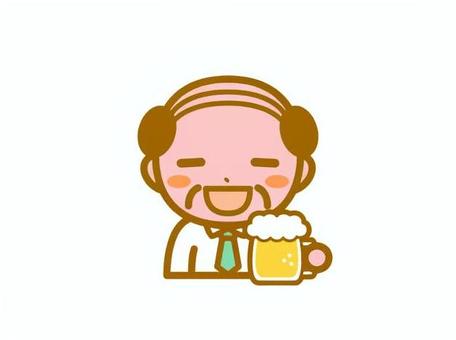 中年サラリーマン　よっぱらい