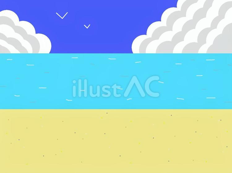 夏の海 夏,海,青空のイラスト素材