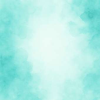 爽やかなターコイズ水彩背景 水彩,ターコイズ,青緑,背景,爽やか,淡い,やさしい,柔らかい,テクスチャ,にじみのイラスト素材