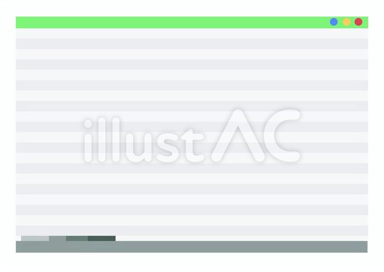 表計算ソフトのシンプルなイラスト 表計算,ソフトウェア,仕事のイラスト素材