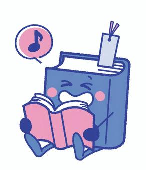 読書が楽しくてご機嫌な本のイラスト 読書が楽しくてご機嫌な本のイラスト 本,読書,読む,楽しい,ご機嫌,笑顔,勉強,知識,教養,小説のイラスト素材