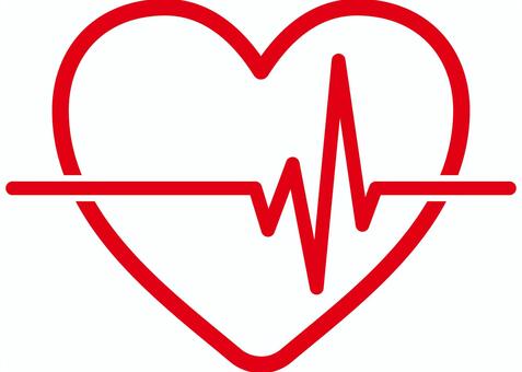 Illustration, heart, electro-cardiogram, agitation, 