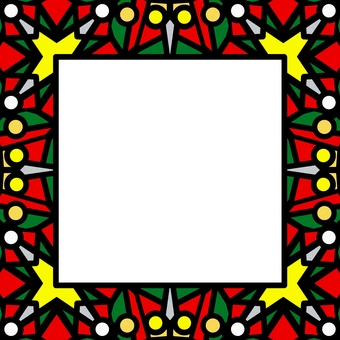 シームレスなモザイクで正方形の枠　ｎ モザイク,クリスマス,クリスマスカラー,12月,xmas,バックグラウンド,テクスチャー,シームレス,カラフル,モダンのイラスト素材