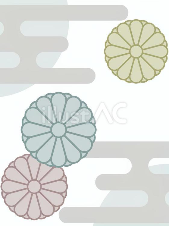しっとり和風柄の素材シンプル背景イラスト 可愛い,無料,背景のイラスト素材