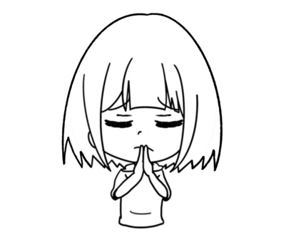 祈る手イラスト 無料イラストなら イラストac