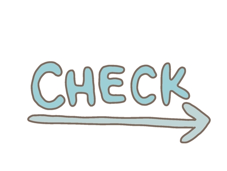 Arrow and check text (light blue), , JPG and PNG