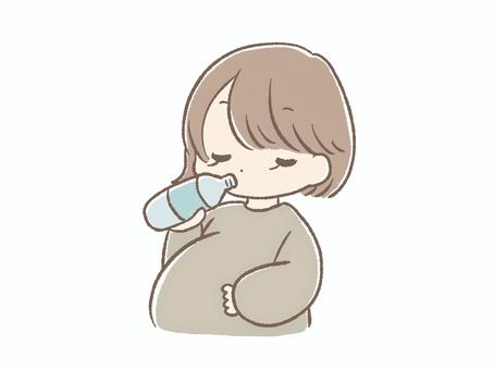 pregnant woman drinking water, JPG and PNG pregnant woman drinking water, water, drink, hydration, JPG and PNG