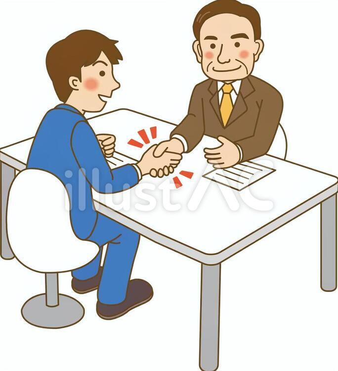 握手 人物,ビジネス,仕事のイラスト素材