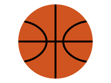 球技・スポーツ用品・バスケットボール バスケットボール,スポーツ,球技,運動,部活,クラブ,学校,教育,体育,競技のイラスト素材