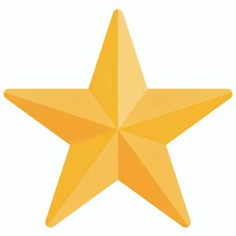 星のエンブレム 星,スター,輝き,光,エンブレム,飾り,装飾,立体,綺麗,素材のイラスト素材