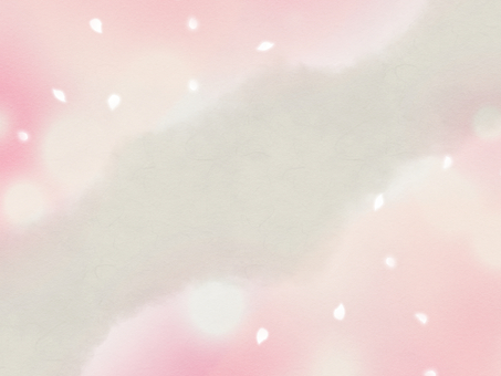 白い花びらと淡いピンクの和風背景 筆,背景,ピンク,和柄,キラキラ,和風,年賀状,フレーム,和,紙のイラスト素材