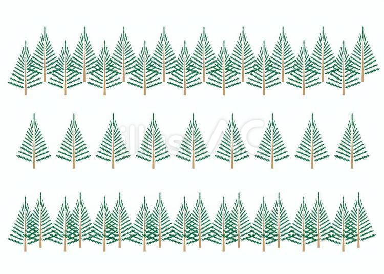 もみの木罫線 クリスマス,罫線,ツリーのイラスト素材