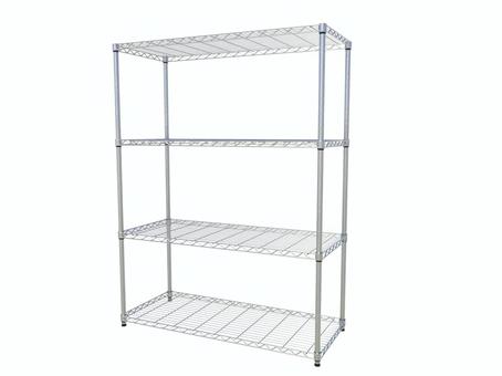 メタルラック 棚,金属,ラック,メタル,スチール,収納,3d,cgのイラスト素材