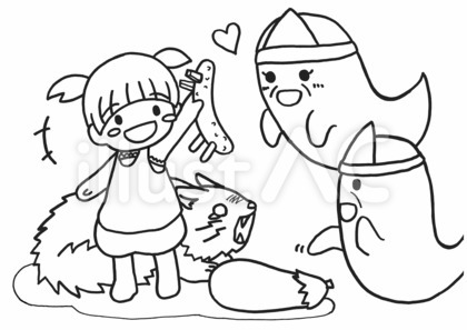 【A4】女の子とご先祖様