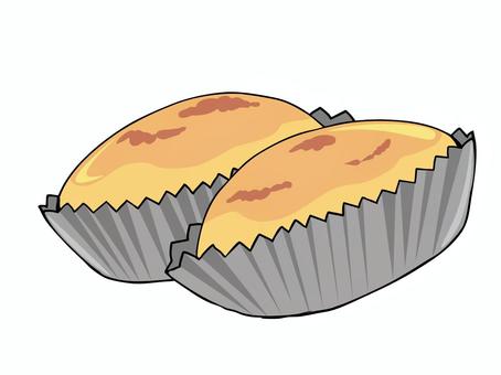 スイートポテト スイートポテト,スイーツ,食べ物,洋菓子,サツマイモ,主線あり,広告,チラシ,cm,白背景のイラスト素材