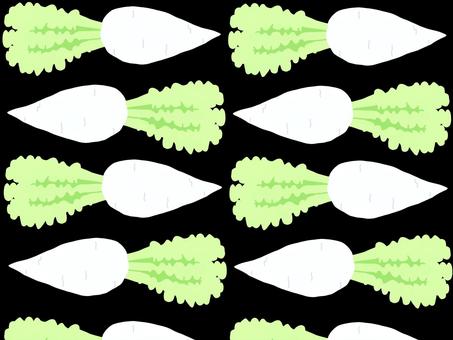 大根背景 大根,冬野菜,根菜,野菜,白,美味しい,染みる,葉,黒,収穫のイラスト素材