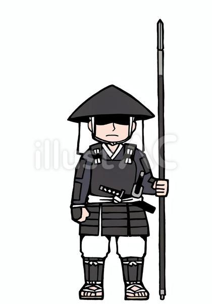 足軽(旗差物なし)