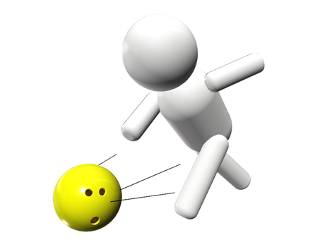 ボウリング　投球 ボウリング玉,投球,ボウリング,娯楽,投げる,遊び,人物,人,スポーツのイラスト素材