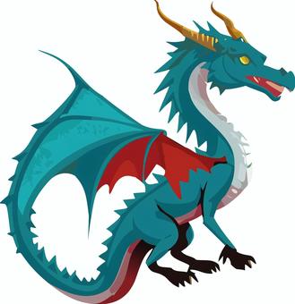 Illustration, dragon, zodiac, overhead, 