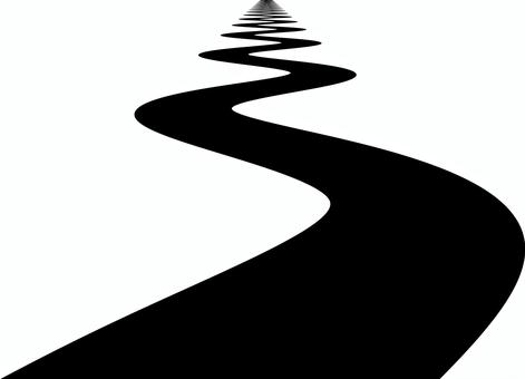 曲がりくねったつづら折りの道 山道,ワインディングロード,蛇行,クネクネ,曲がりくねった,道路,つづら折り,九十九折,坂道,ヘアピンカーブのイラスト素材