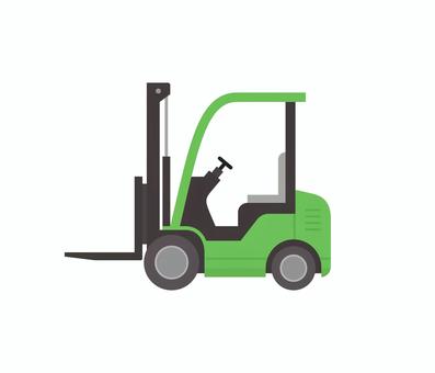 フォークリフト,自動車 フォークリフト,シンプル,フラット,アイコン,乗り物,ベクター,自動車,車,運転,横向きのイラスト素材