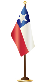 チリの卓上旗