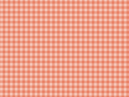 ギンガムチェック背景素材｜オレンジ